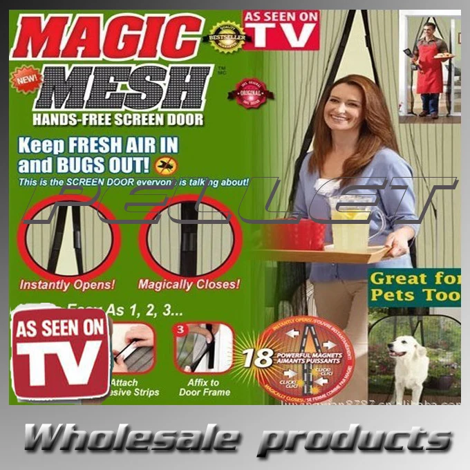 80pcs Lot Magic Door Mesh Stops Insect Bug Fly Wasp Moth Screen