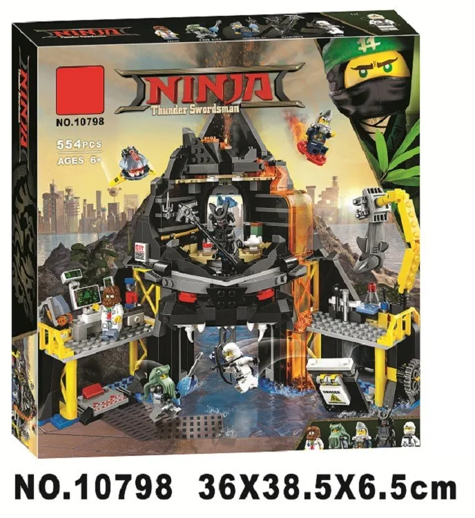 BELA-Ninjagoed-Garmadon-s-Volcano-Lair-Building-Blocks-Sets-Bricks-Ninja-Movie-Classic-Model-Kids-Toys_