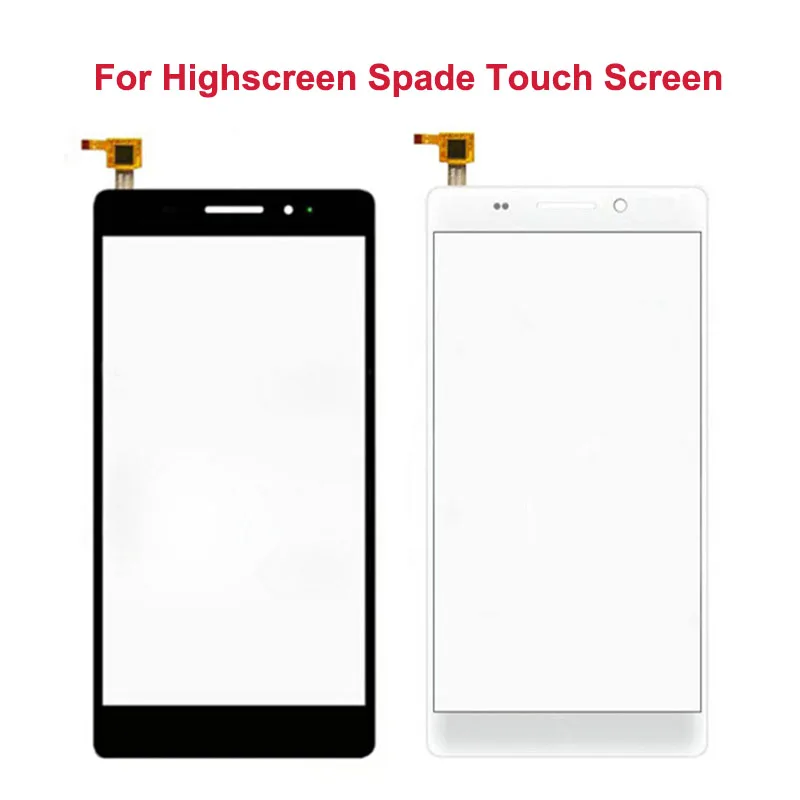 

Black White Touch Screen For Highscreen Spade Smartphone 5.5" Touch Panel Digitizer Glass Lens High Quality New Replacement