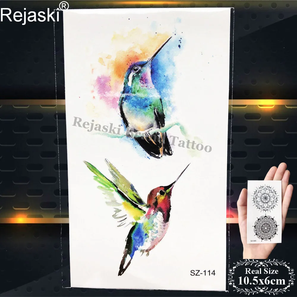 Временные татуировки Rejaski с милым единорогом детские наклейки на руку Мультяшные