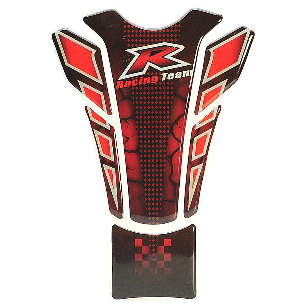 3D Motorcycle Gas Fuel Tank Protector Pad Cover Decal Stickers R Racing