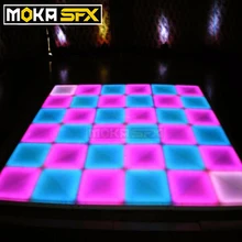 32 квадратных метра/лот 1 м* 1 м светодиодный напольный светильник для дискотеки DMX светодиодный напольный светильник для танцпола для танцев свадебное украшение