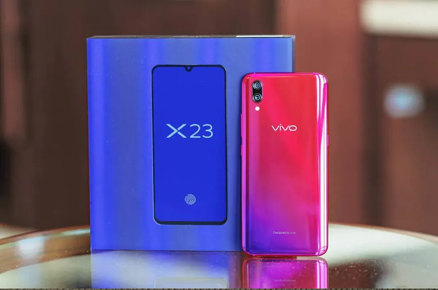 Оригинальный VIVO X23 модная версия мобильного телефона 8 ГБ 128 ГБ Octa core 6,41 "полный экран двойная задняя камера Android 12MP + 13 м 4 г телефон