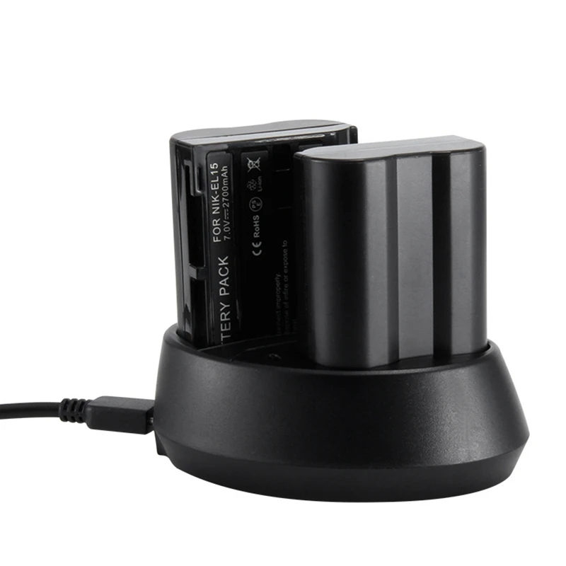 En El15 зарядное устройство Dual Usb для Nik on D600 D610 D7000 D7100 D800 D810 D750|Зарядные устройства| |