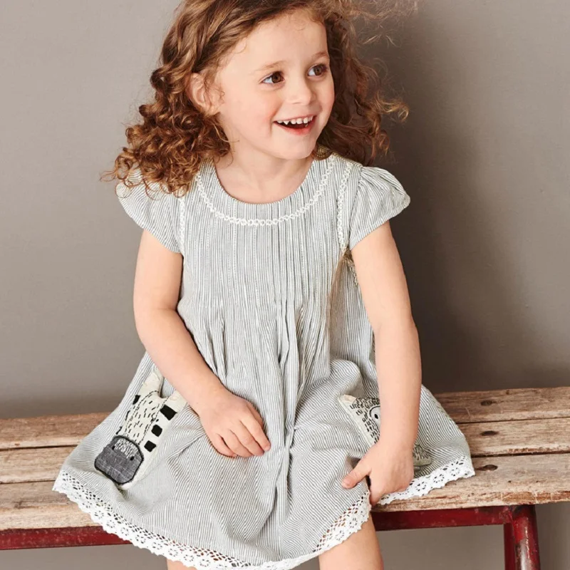 

Girl Dress Summer 2017 Brand Vestido Infantil Toddler Dress Baby Girls Clothes Character Print Kids Dresses for Girls Princess