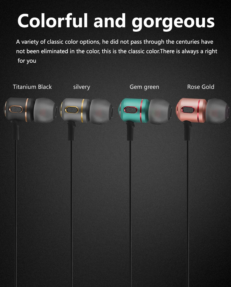 

MINGGE 8100 Earphone Wired In-Ear Stereo Metal Headset Piston Earbuds Universal For Xiaomi Mi1 Mi2 Mi3 Mi4 IPhone Samsung S6 Mp3