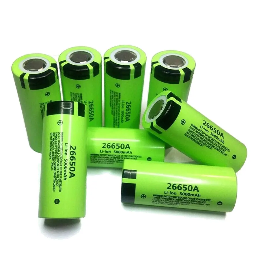 充電式リチウム電池,3.7V,5000mAh,新品,電気自動車,医療機器,バックアップセル,ncr26650|充電池| - AliExpress