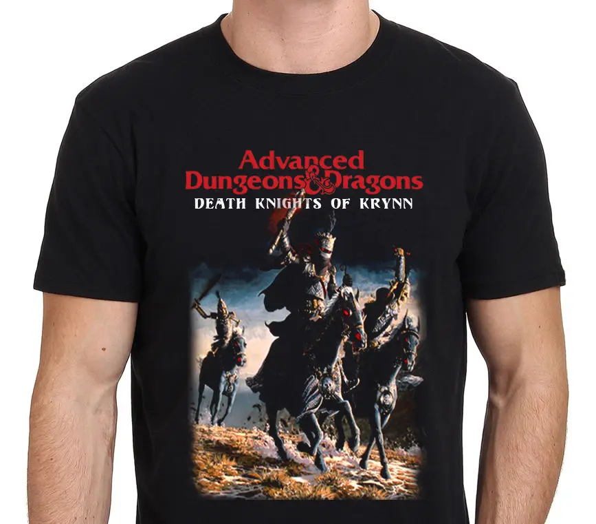 Dungeons and Dragons Vintage Game Death Knight Of Krynn Men's T-Shirt XS-to-XXL | Мужская одежда