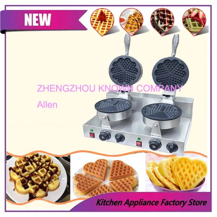 

heart shaped waffle making machine waffle baker