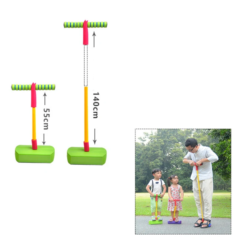 Спорт на открытом воздухе лягушка прыжок увеличенный прыжок игра родитель-ребенок открытый игра нитрильный каучук Pogo джемпер-для детей и
