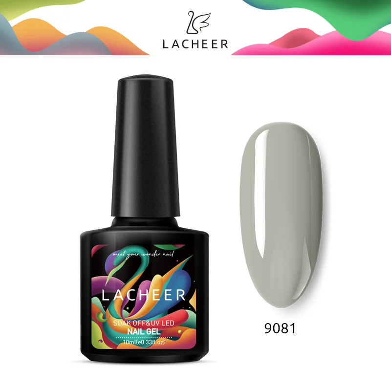 Lacheer 10 мл Гель-лак для ногтей замачиваемый светодиодный Гель-лак для ногтей Полупостоянный УФ-лак для ногтей 48 цветов гель на выбор - Цвет: 9081