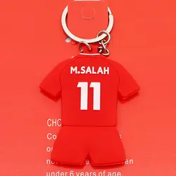 Soccerwe LIV Salah 11 # наборы куклы 2019 сезон красные цвета Loverly Статуэтка 2,6 дюймов Высота ПВХ игрушка украшение