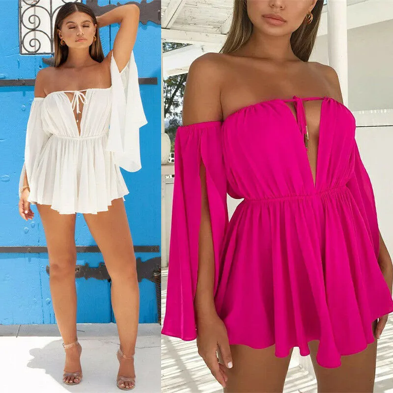 الاتحاد الافريقي 2019 النساء ضمادة Bodycon اللباس قبالة فستان باكتاف مفتوحة مساء حزب البسيطة اللباس