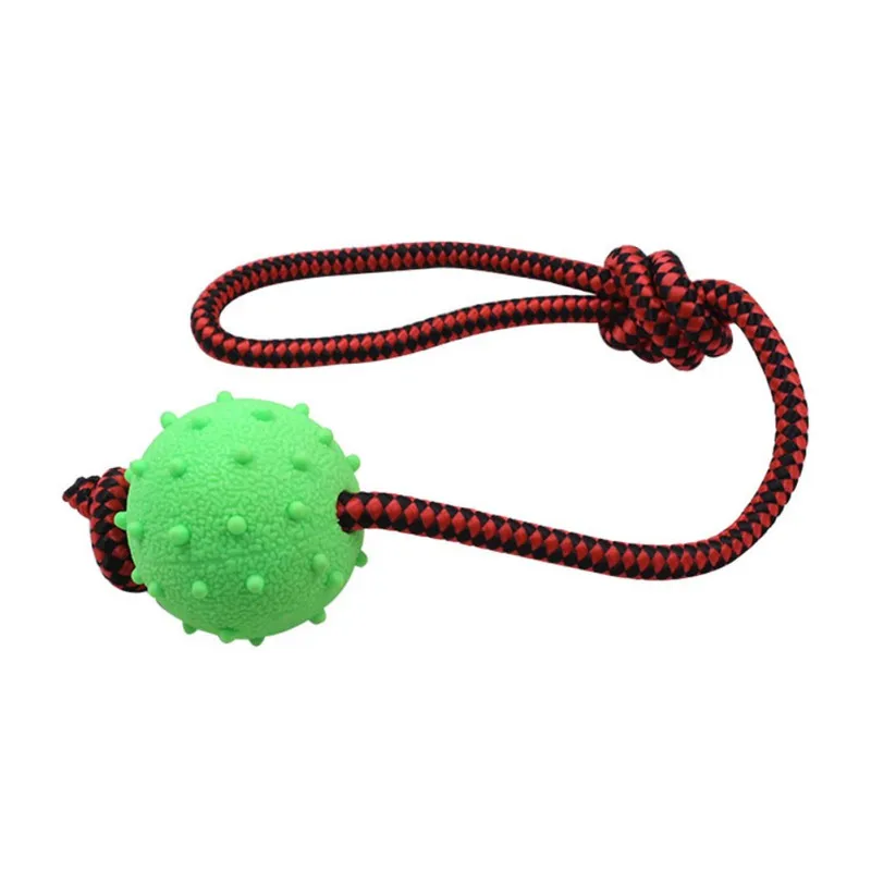 Rubber Dogs Chew Balls Safe Training Playing Interactive Play Chew