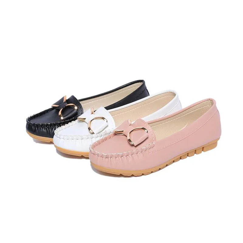 

Moccasins Women's Shoes High Quality Leather Flat with Superstar Oxford Shoes Women Loafers 2017 Casual Shoe Cheap Free Shipping