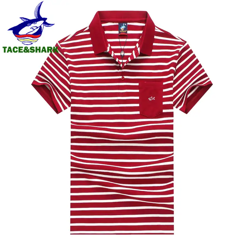 polo rojo hombre