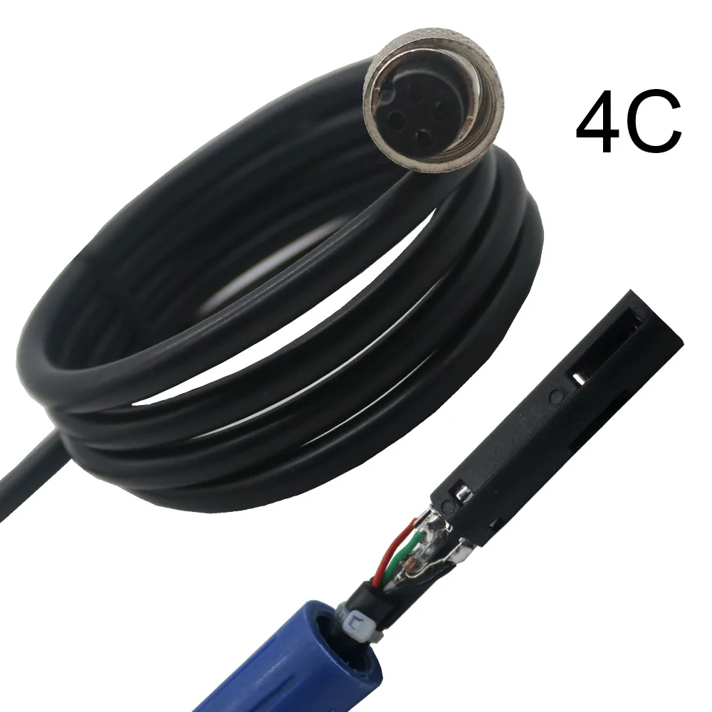 T12-9501 6C/4C синяя пластиковая ручка для OLED STM32/STC цифровая паяльная станция готовая ручка - Цвет: 4 Core