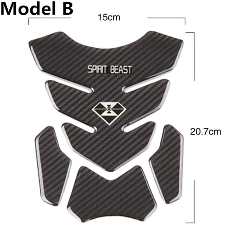 Светоотражающие 3D мотоциклетные наклейки мото газа топливный бак протектор колодки наклейки для украшения крышки для Honda Yamaha BMW Kawasaki Suzuki - Цвет: S0309