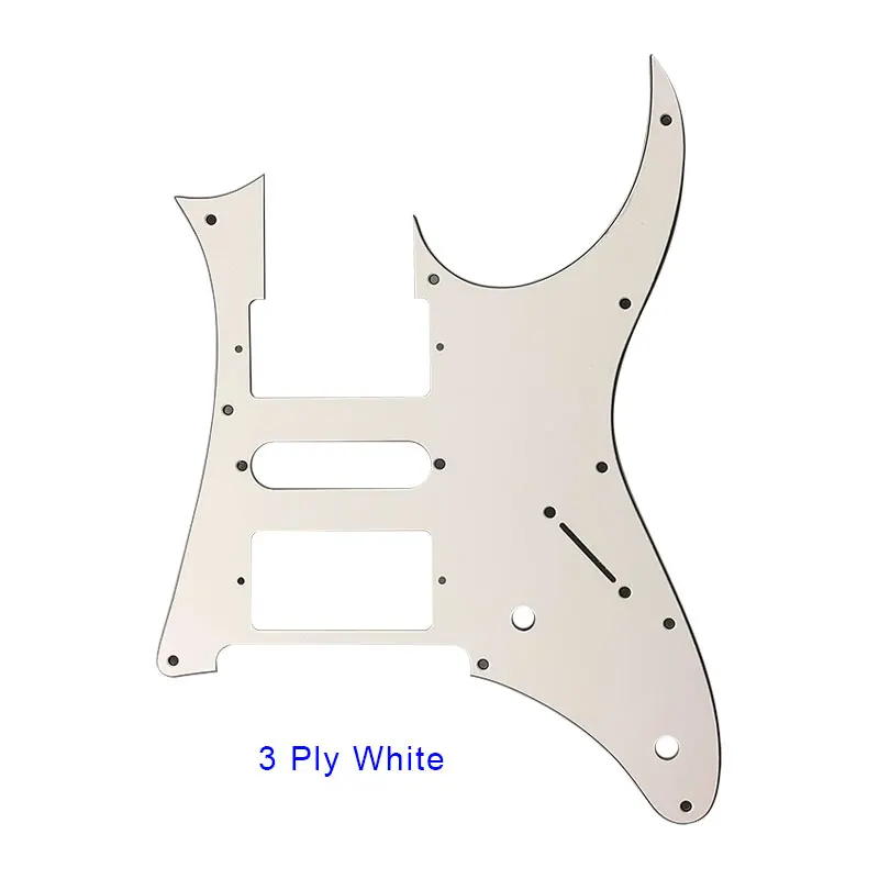 Pleroo гитара аксессуары pickguards костюм для Японии MIJ Ibanez RG 350 EX гитара хамбакера царапинам плиты - Цвет: 3 ply white