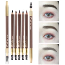 1PC Eyebrow Pencil Paint Tatoo Pen Eye Brow Tint Black Brown Pigments Natural Waterproof With Eyebrow Brush 5 color 1PC Eyebrow Pencil Paint Tatoo Pen Eye Brow Tint Black Brown Pigments Natural Waterproof With Eyebrow Brush 5 color