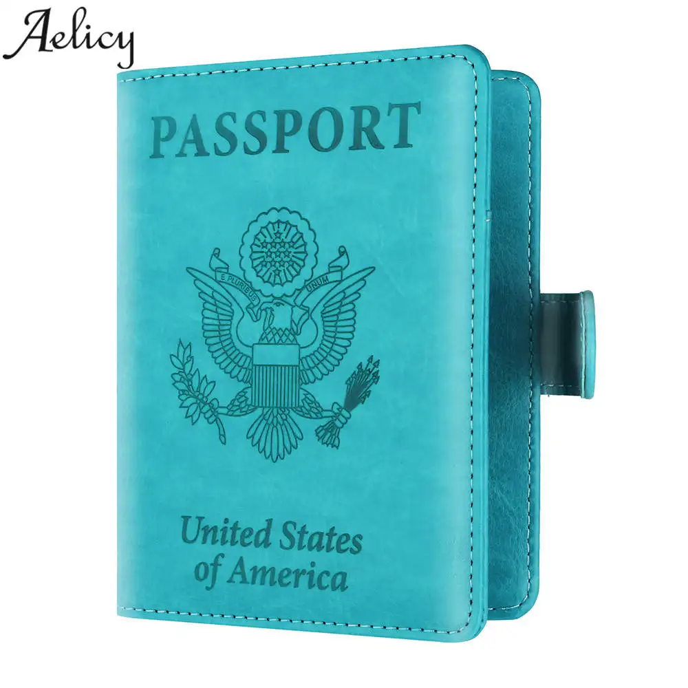 Aelicy Brand Passport Cover Women Russia Pink Passport Holder Travel