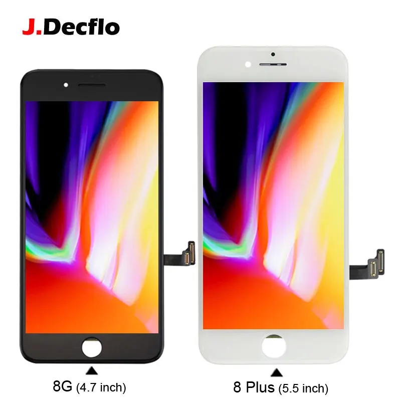

For iPhone 8 8 Plus LCD Display Touch Screen Digitizer Assembly Replacement With 3D Touch AAA Quality + Gifts
