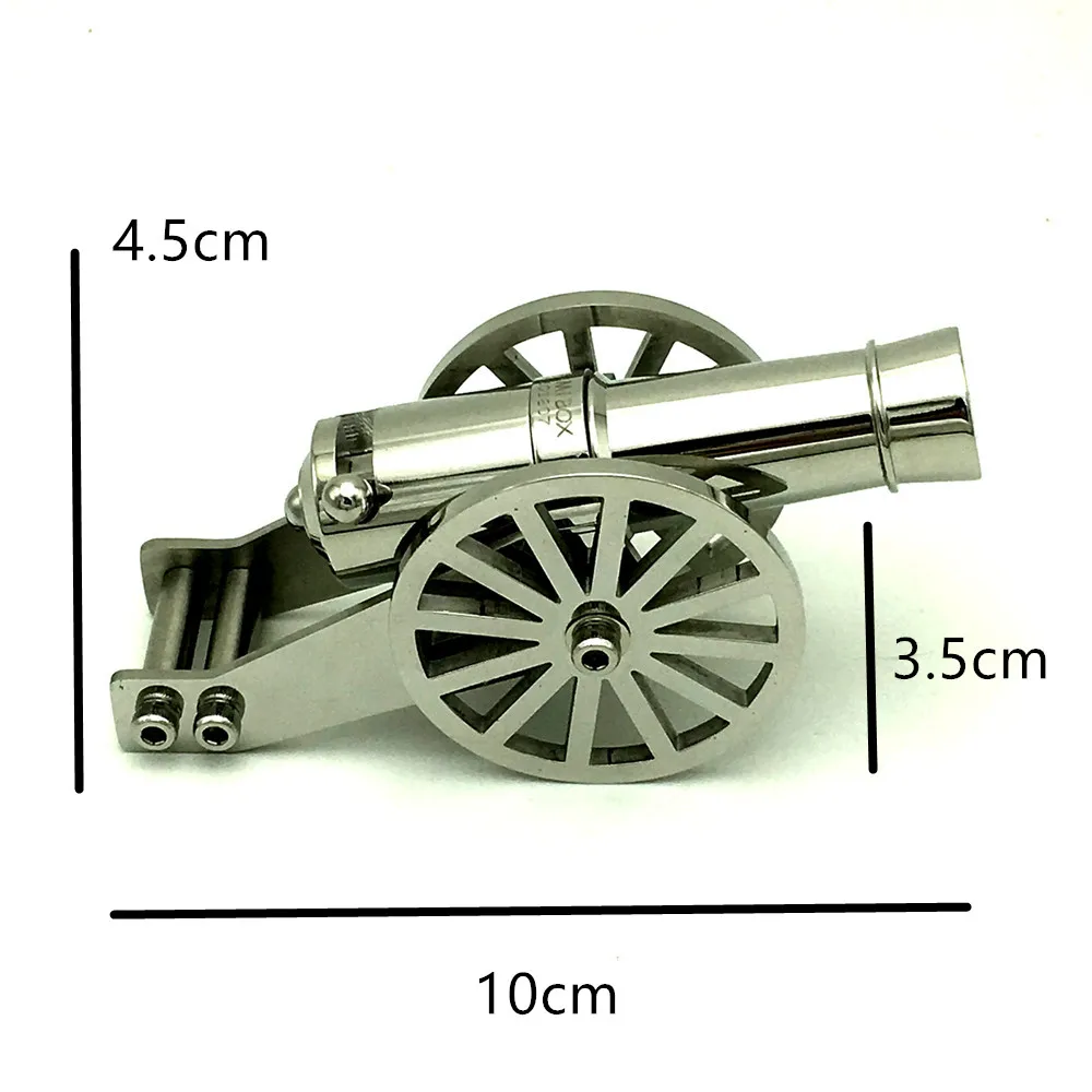 Миниатюрный Наполеон Кэннон Металл морская настольная модель комплект для сбора снаряд может быть выпущен с помощью шестигранного гаечного ключа