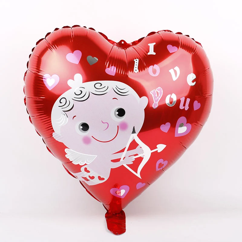 

1pc 18inch Heart Balloon Foil Cupid Bear Star Balloons Wedding Party Decor Balloon for Valentine's Day Party Decorations Favors