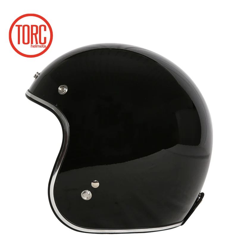 TORC T50, винтажный мотоциклетный шлем, 3/4, с открытым лицом, реактивный, ретро, мото шлемы, vespa стиль, мото Байкер, lucky 13 torc v537 route 66 DOT - Цвет: 5