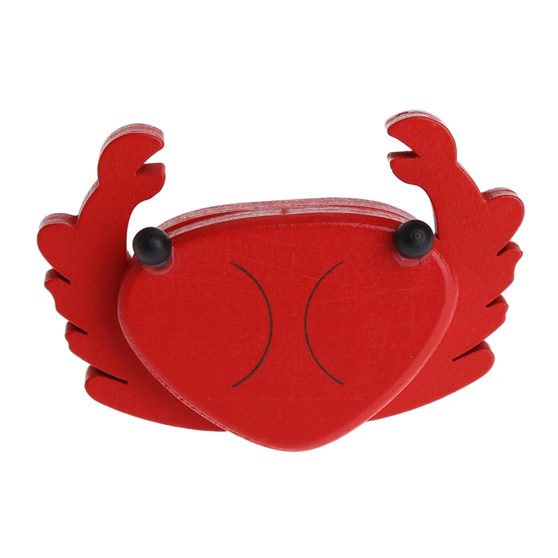 Деревянные резки море измельчение продуктов Ролевые Игры развивающие игрушки подарок для ребенка - Цвет: Crab