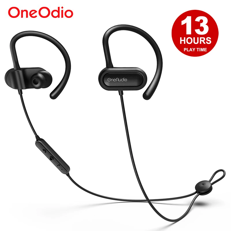 Oneodio спортивные Bluetooth наушники IPX4 водонепроницаемые беспроводные с микрофоном