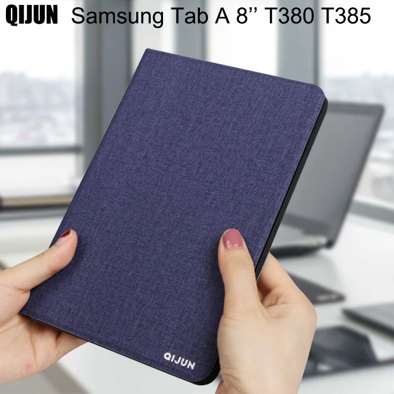 Ultra Slim Folding Flip Tablet Case Cover For Samsung Galaxy Tab A 2017 2018 8.0 T380 T385 T387 Stand Coque SM-T380 SM-T385 | Компьютеры и