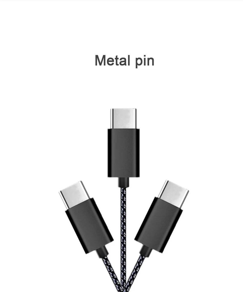 USB Type C Earphone Dynamic Drive Headphone For Xiaomi 6 6X 8 Mix2 Note5 Bass Metal Sport Gaming Earphones With Mic For Samsung7