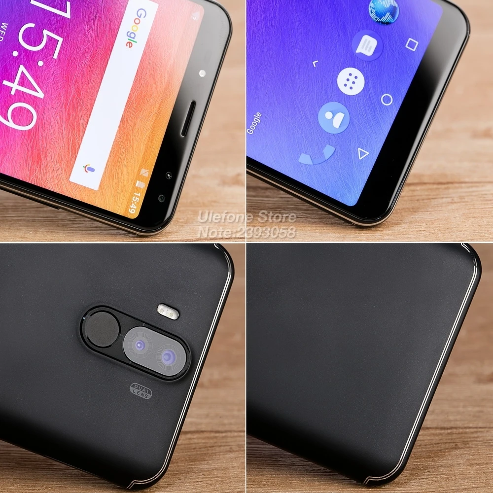 Ulefone power 3 4 г смартфон 6080 мАч MT6763 Octa Core Face ID 21MP четыре камеры 6 64 Android 7 1 0 дюймов
