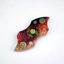 "Железный воин крови" гироскоп Спиннер ручной прочная деревянная декомпрессионные игрушки силиконовые нитридные керамические подшипники