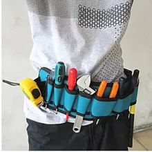 Многофункциональная сумка для инструментов электрик водонепроницаемый холщовый набор инструментов карманы и поясной ремень для инструментов
