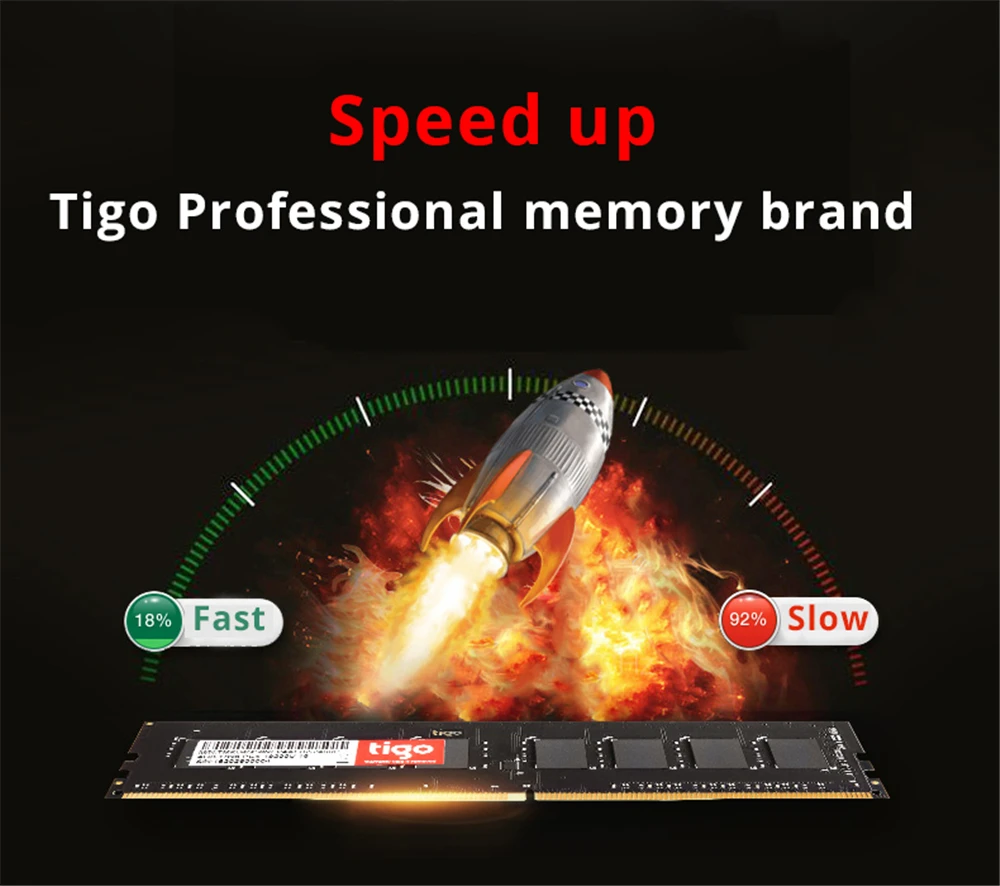 Tigo ddr4 2666 Мhz оперативная память для Компьютера Памяти 4GB 8GB 16GB 2400mhz UDIMM для настольных ПК