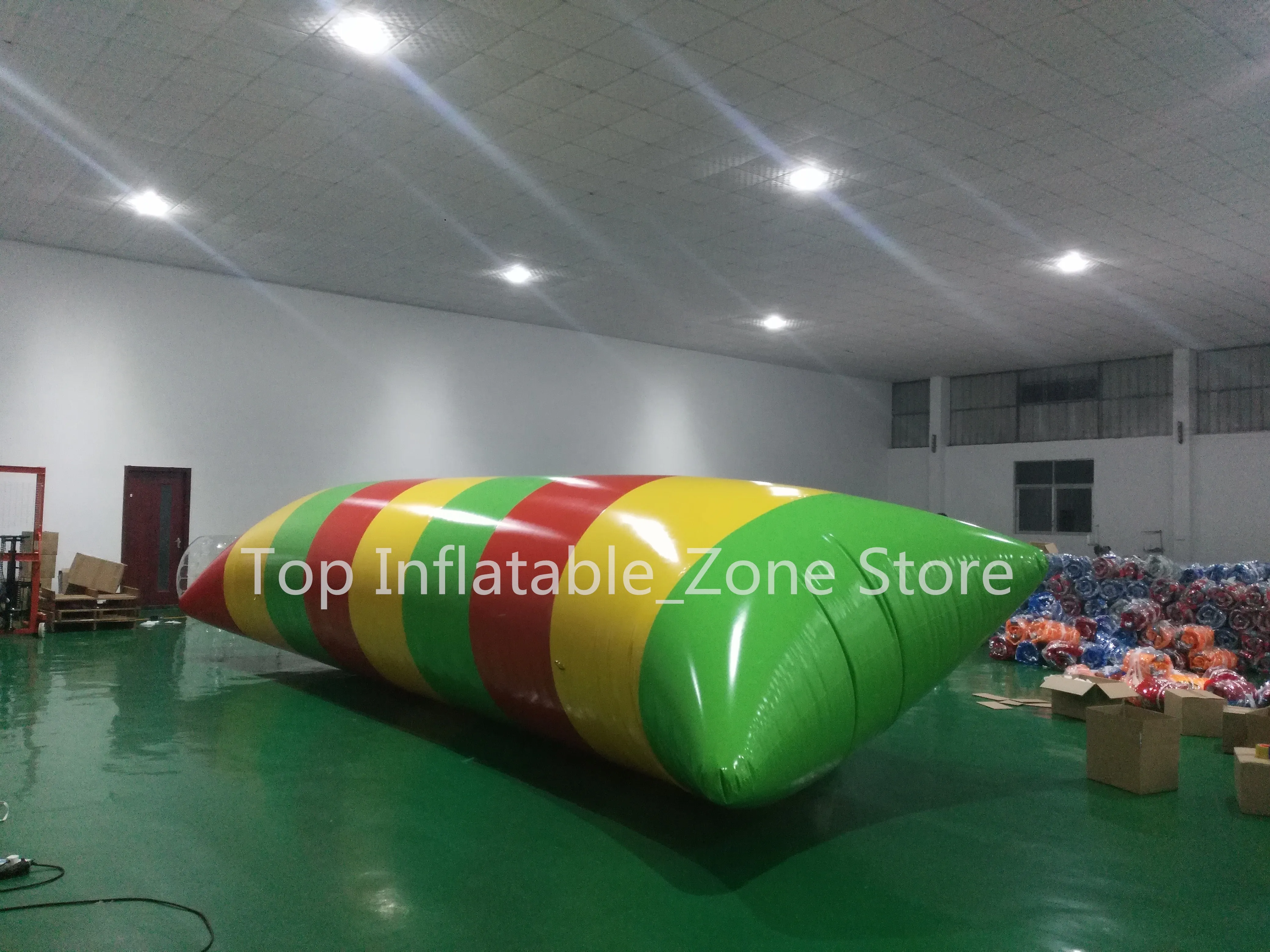 Air Pillow Installation In Ground Bounce Pillow Inflatable Jumping