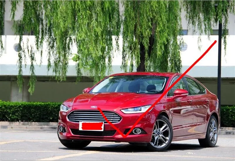 Крышка зеркала заднего вида отделка боковое зеркало крышка отделка для Mondeo Fusion 2013 хром 2 шт в комплекте