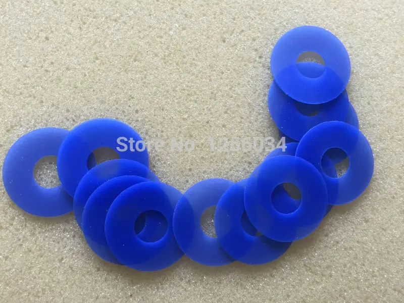

100 pieces FREE SHIPPING hengoucn blue rubber sucker 38x14x0.9MM