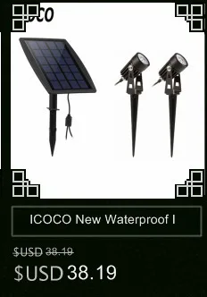 ICOCO eco-friendly Водонепроницаемый IP65 на солнечных батареях Светодиодный свет рок куб кирпич дизайн садовый балкон декоративная лампа распродажа
