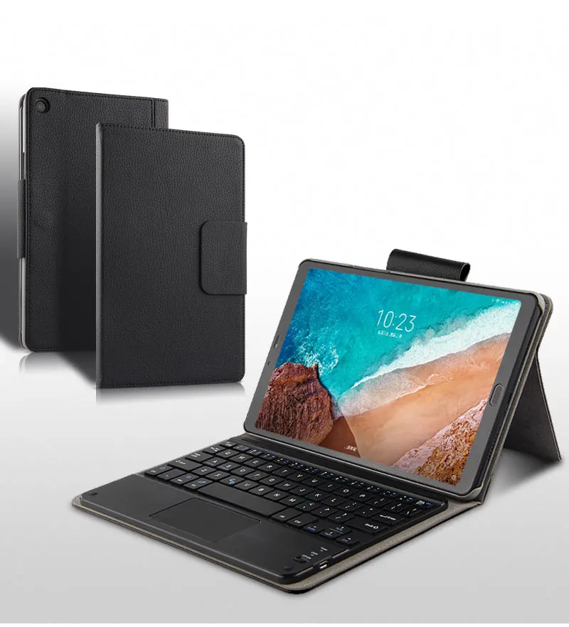 

PU Leather Wireless Bluetooth keyboard Case For Xiaomi Mi Pad 4 Plus MiPad4plus 10.1"Protective Cover MiPad4 Plus 10" Tablet