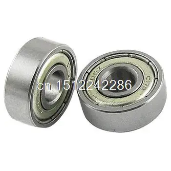 

5 Pcs 606Z Double Shielded 6mm ID 17mm OD Mini Metric Ball Bearings