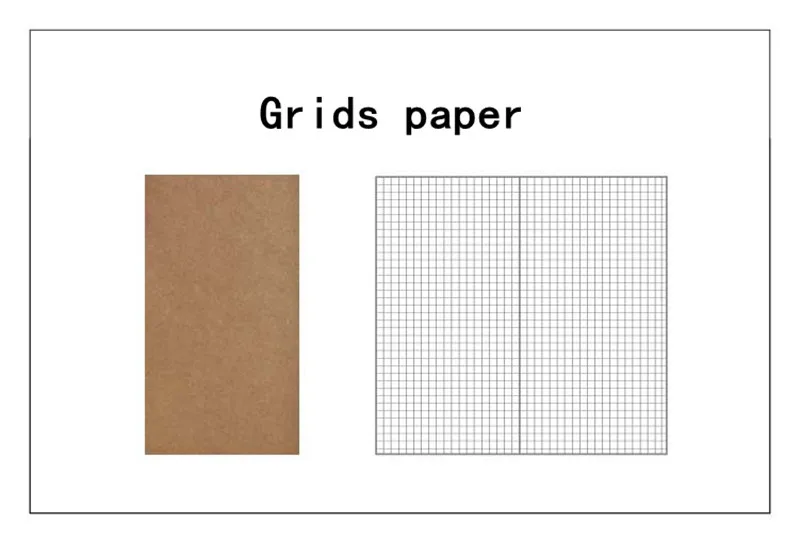 Заполняемый бумагой блокнот путешественника наполнитель бумаги s журнал молочные вставки пополнения крафт-бумаги пакет Дневник Журнал Sketchbook план