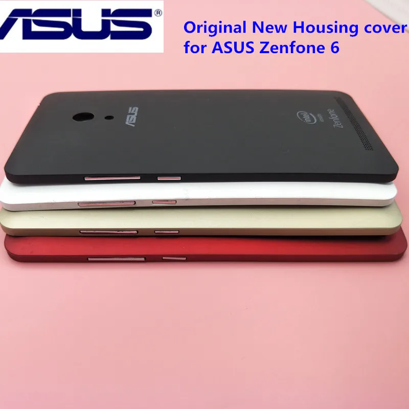 

100% Original New Housing cover for ASUS Zenfone 6 Back Cover Case A600CG A601CG T00G Battery Rear Door with Voluem Power Button