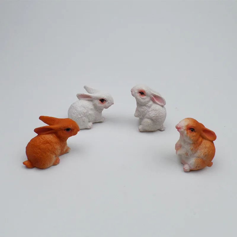 Rabbit Miniature Figurines (2)