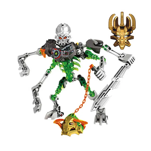 

KSZ 710-2 71Pcs BIONICLE Series Skeleton Blade Warrior Model Building Blocks Bricks With Children Toys 70792