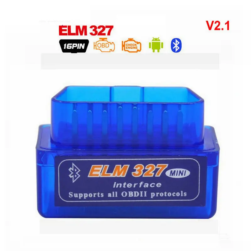 Vgate iCar2 ELM327 obd2 Bluetooth сканер Супер Мини elm 327 V2.1 obd 2 wifi icar 2 автоматический диагностический сканер для android - Цвет: mini elm327