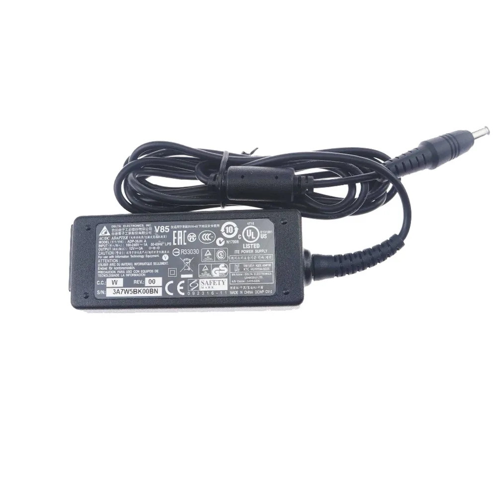 New original Delta 12V 3A AC / DC Adapter for Electronics Laptop ADP-36JH A