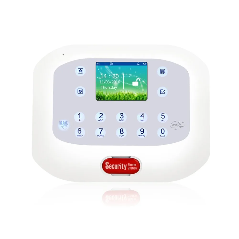 

Full Color Screen GSM PSTN Security Alarm System Motion Detector APP Control Wireless Smart Home Burglar Alarm